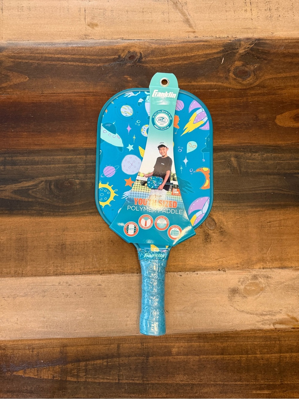 Franklin Kids' Youth Polymer Paddle - Blue Space Print